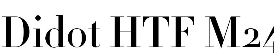 Didot HTF M24 Medium Yazı tipi ücretsiz indir